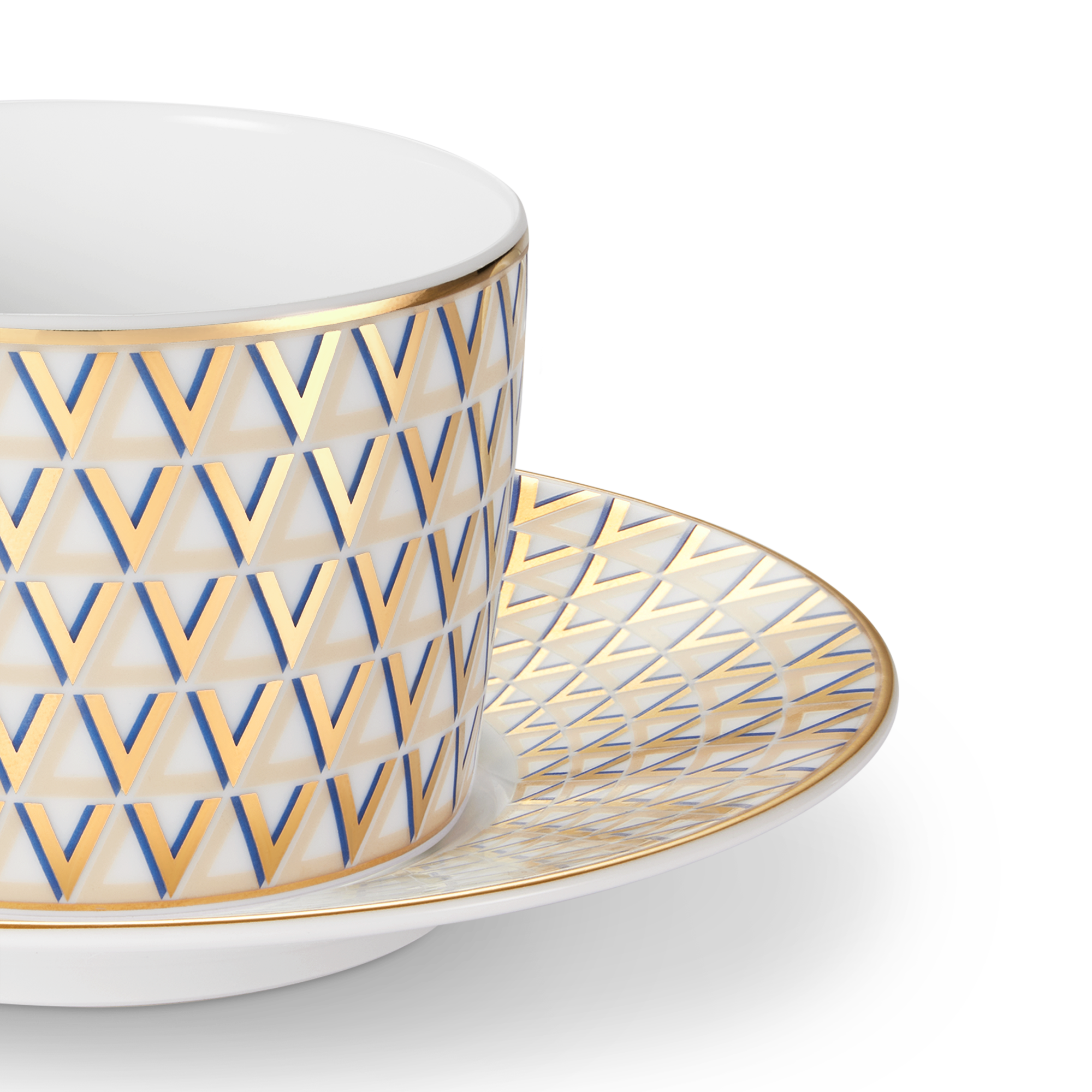 Splendor Set of 2 Teacups and Saucers - Trunks, Travel and Home